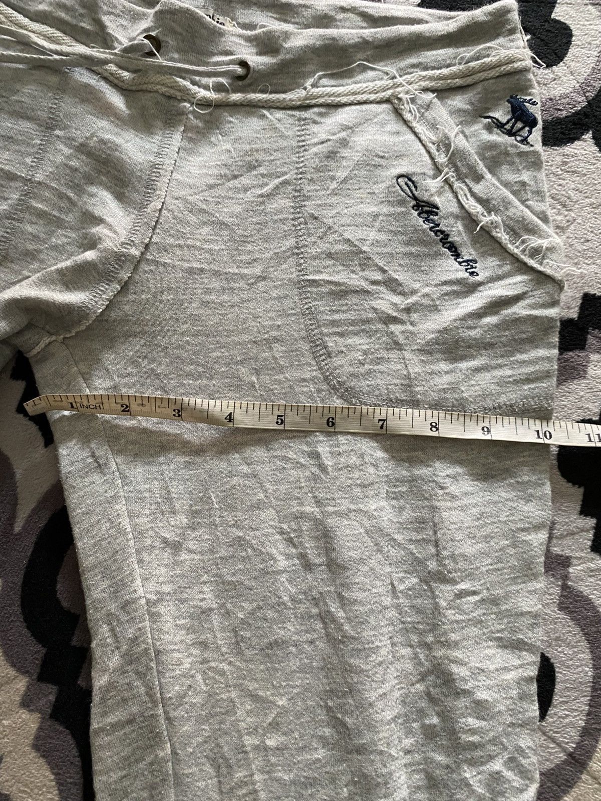 Abercrombie & Fitch Abercrombie distressed flared sweatpants lgb style Size US 28 / EU 44 - 12 Thumbnail
