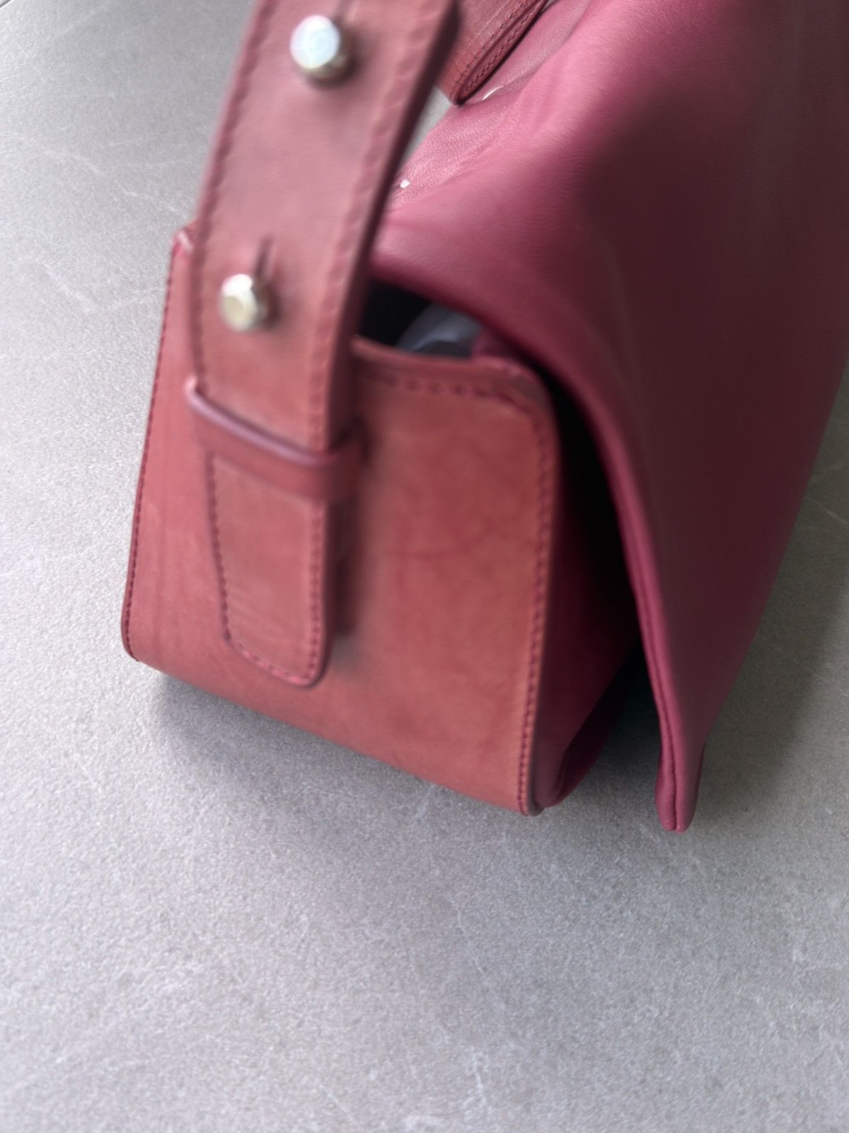 Maison Margiela Early MARTIN MARGIELA 11 Italy Made Goat Leather Handbag Size ONE SIZE - 7 Thumbnail
