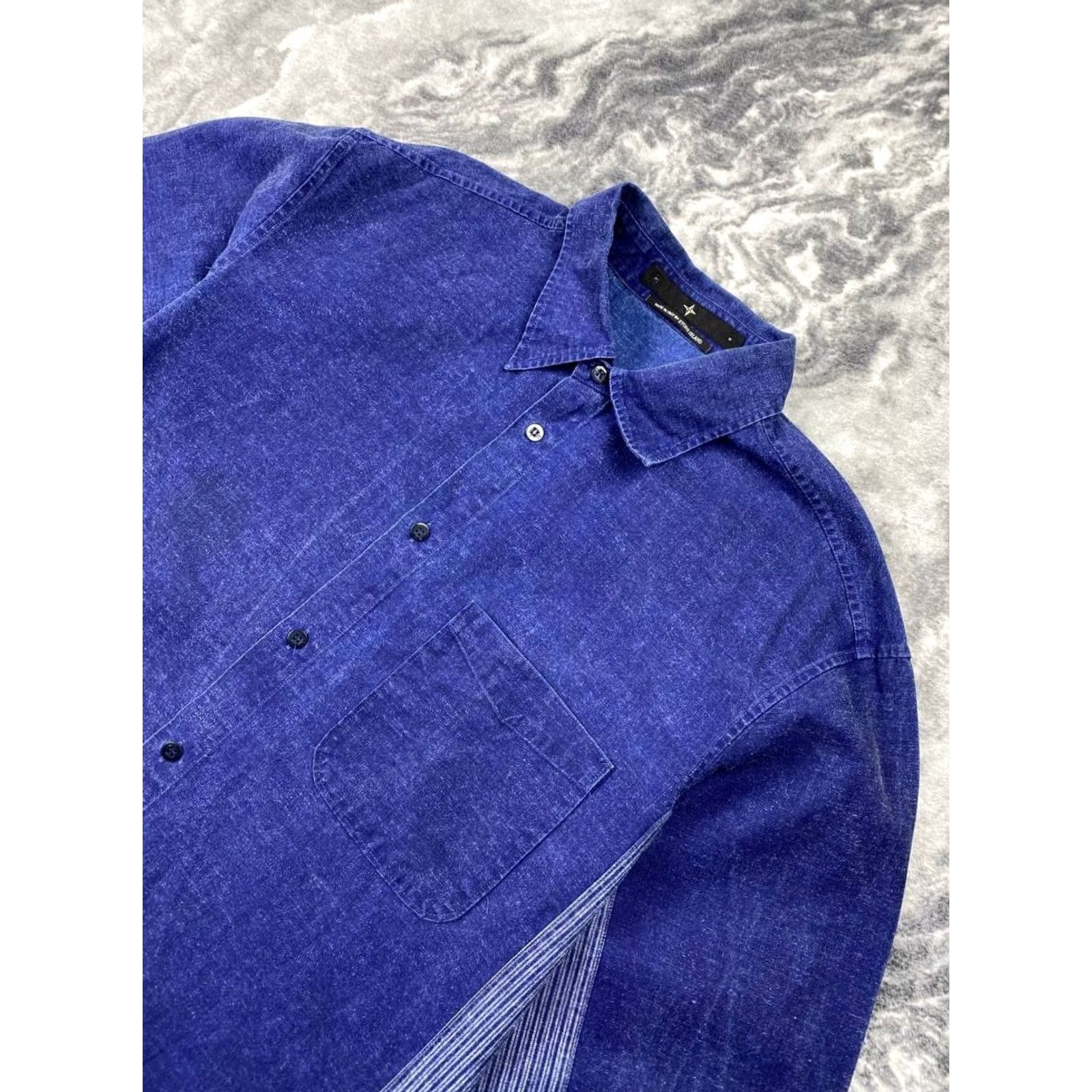 Stone Island VINTAGE Stone Island Denim Shirt Men L Blue Long Sleeve Casual Size US L / EU 52-54 / 3 - 2 Thumbnail