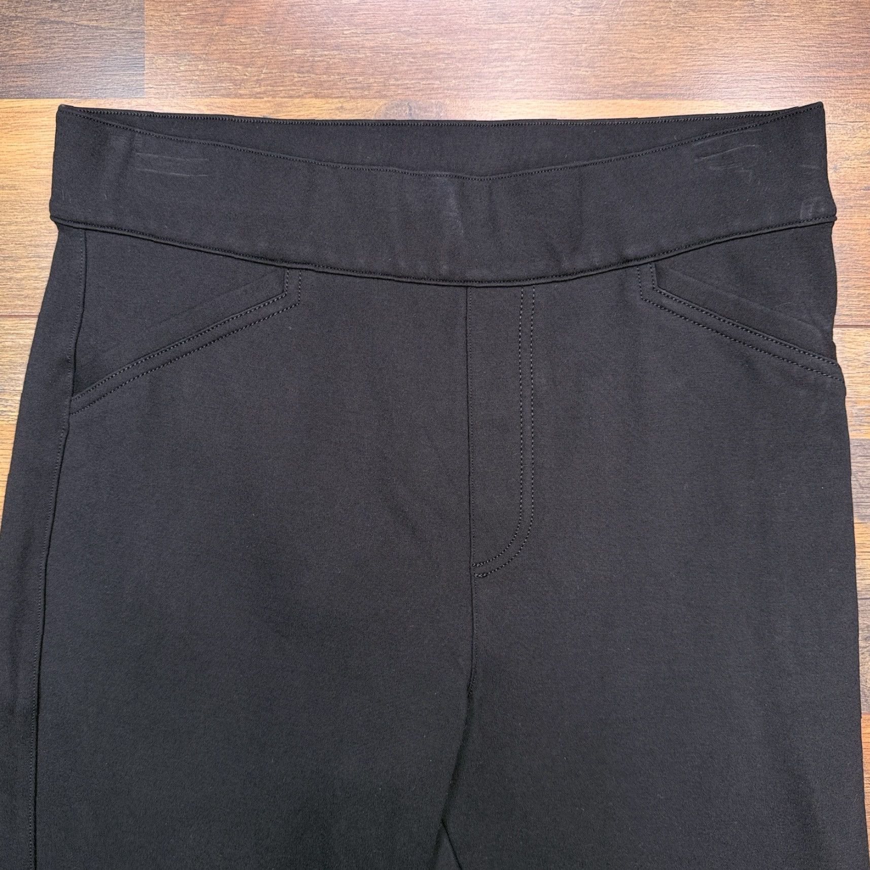 Spanx SPANX The Perfect Pant Ankle Medium Back Seam Skinny Ponte 20251R Black Women Pants Slim Inseam 24 in Size 32" / US 10 / IT 46 - 2 Thumbnail