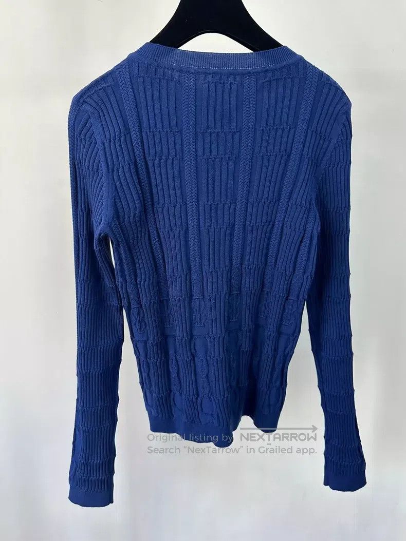 Hermes Hermes 25 Spring/Summer 'Training' series round neck blue Size XS / US 0-2 / IT 36-38 - 4 Thumbnail