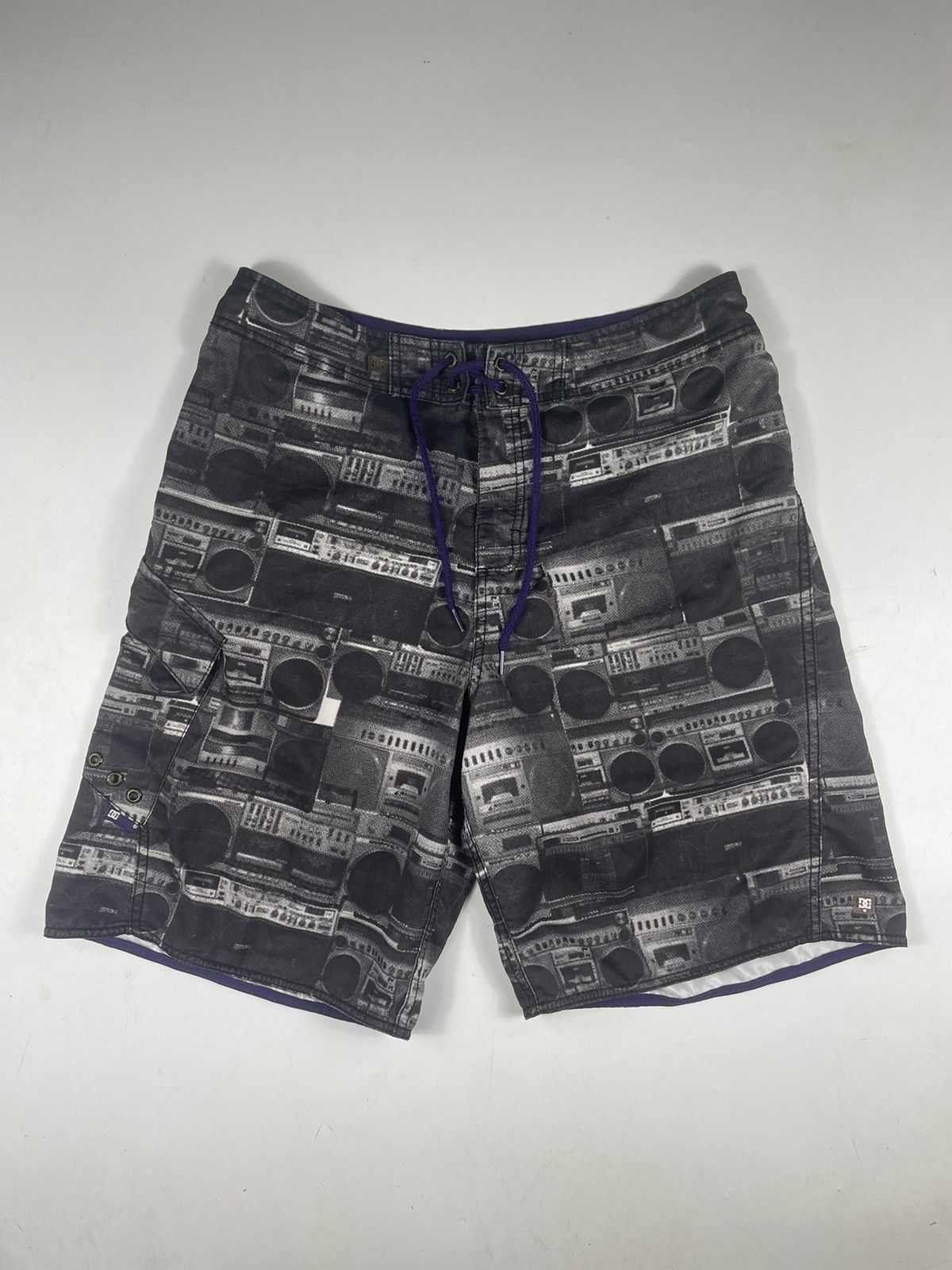 DC DC Shoes swim shorts pants surf skate rare boombox rap Size US 32 / EU 48 - 1 Thumbnail