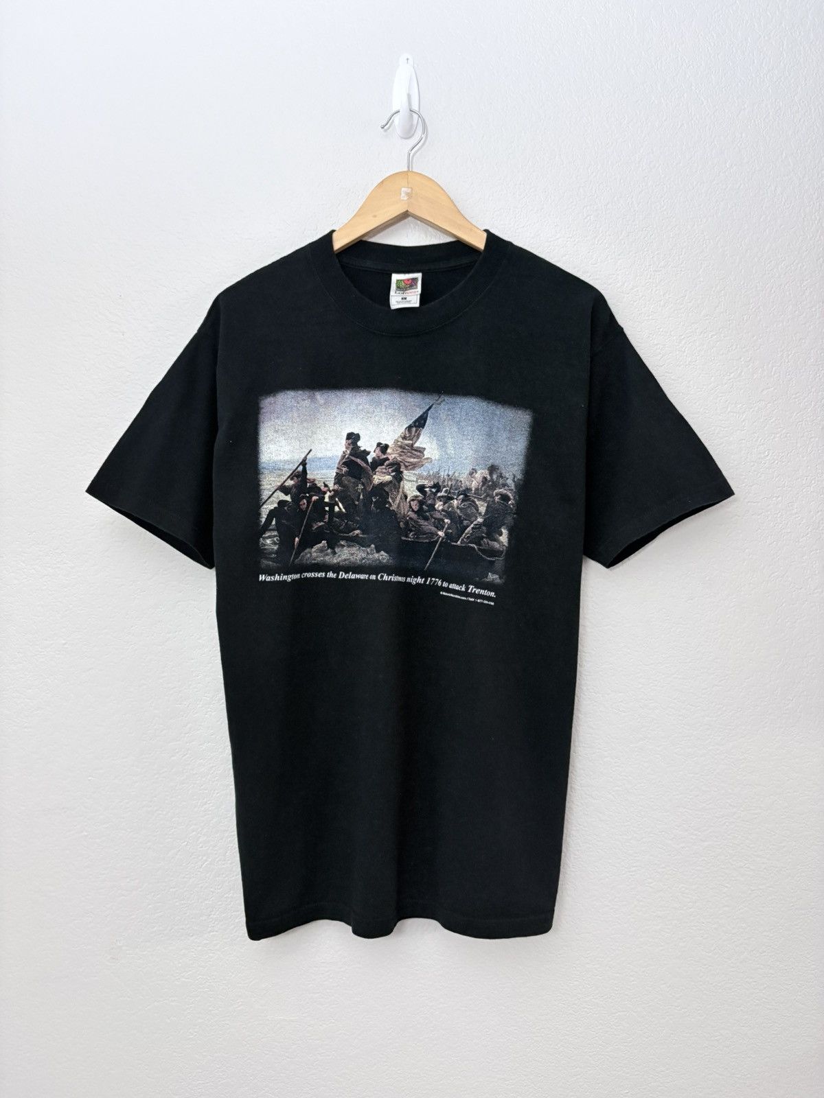 Vintage 90s Washington Crossing Delaware Vintage World War II Tee Size US L / EU 52-54 / 3 - 1 Thumbnail