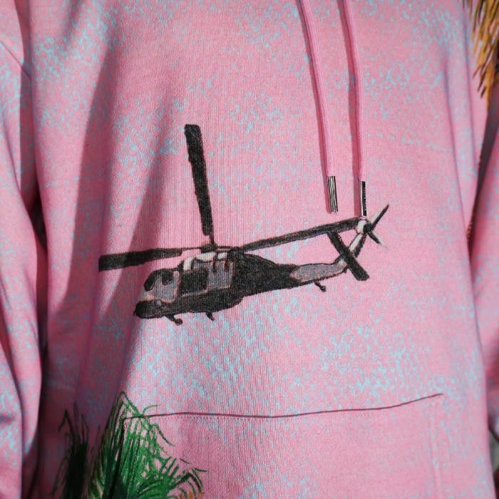 Celine o1bcso1str1124 Cotton Fleece Ave 57 Sky Loose Hoodie Size US XXL / EU 58 / 5 - 6 Thumbnail