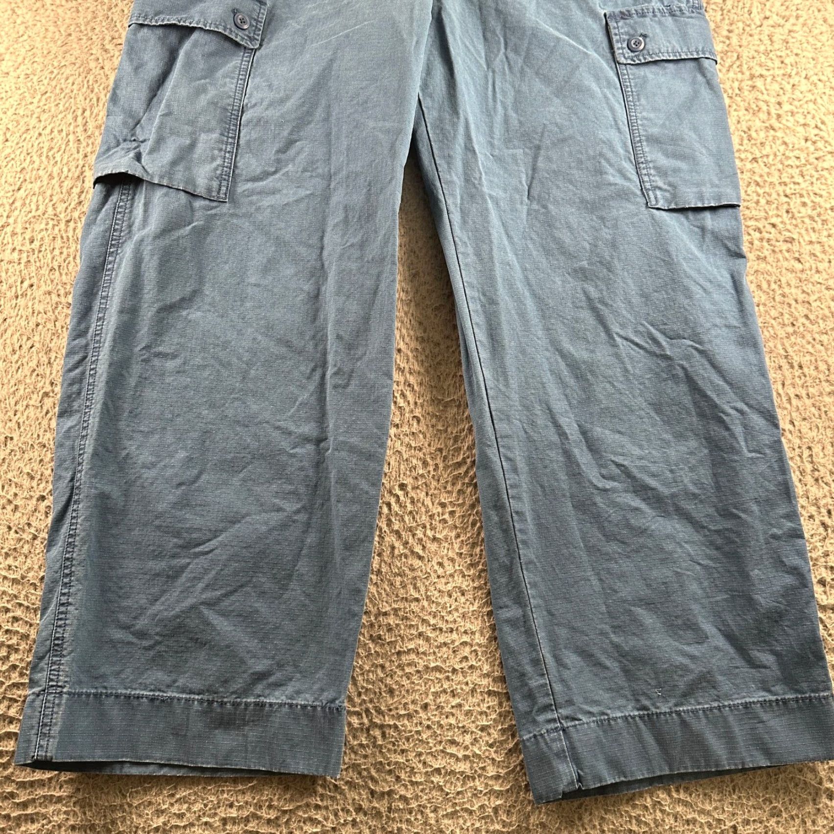 J.Crew JCrew Cargo Pants Mens 32 Blue Baggy Utility Pocket Skater Workwear Size US 32 / EU 48 - 3 Thumbnail