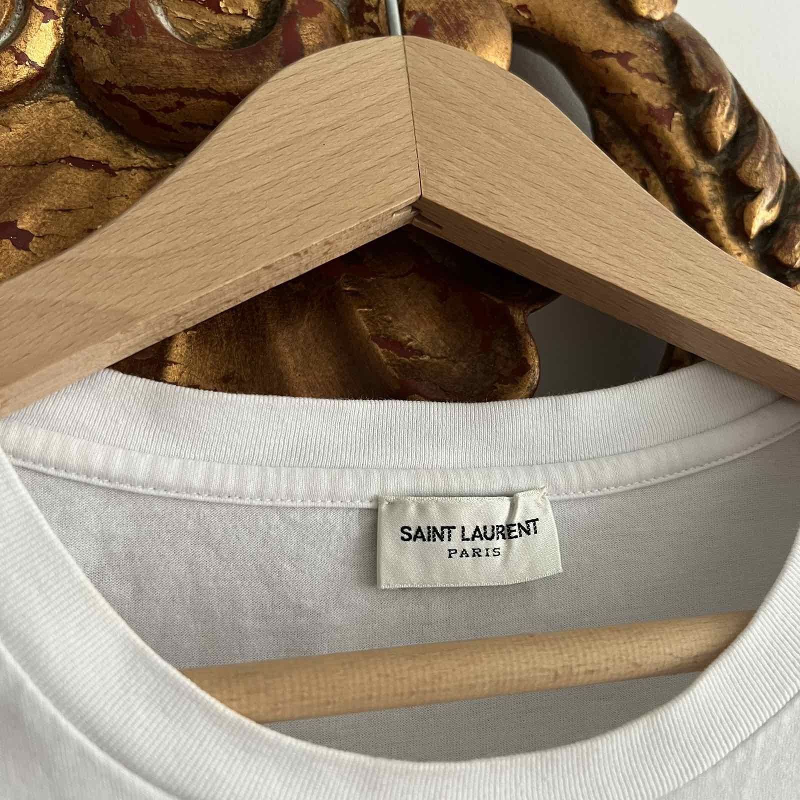 Yves Saint Laurent Yves Saint Laurent Logo YSL T-Shirt Size M / US 6-8 / IT 42-44 - 4 Thumbnail