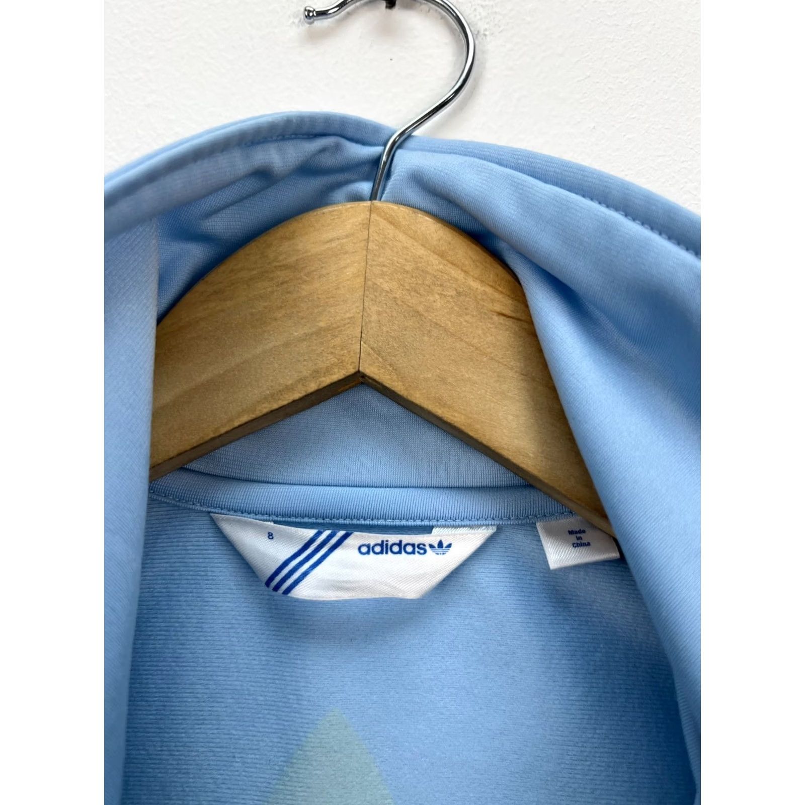Adidas Vintage adidas Grun Track Top Jacket Light Blue Zip Up Womens XS 8, Light blue, Vintage, adidas Originals, Track Top, Womens, XS Size XS / US 0-2 / IT 36-38 - 7 Thumbnail