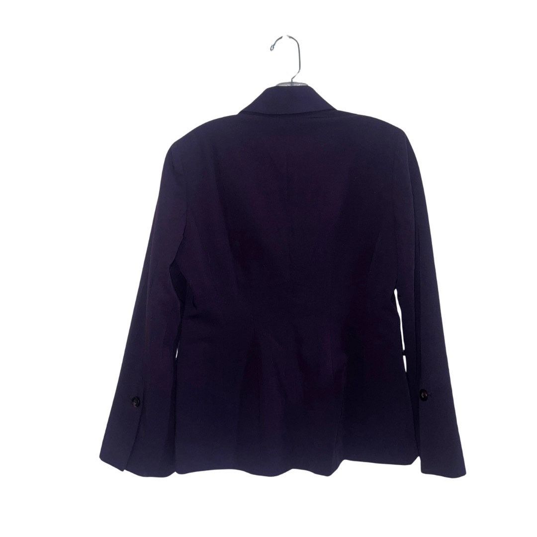 Worthington Worthington Petite Purple One Button Blazer 4P Career Office Size S / US 4 / IT 40 - 3 Thumbnail