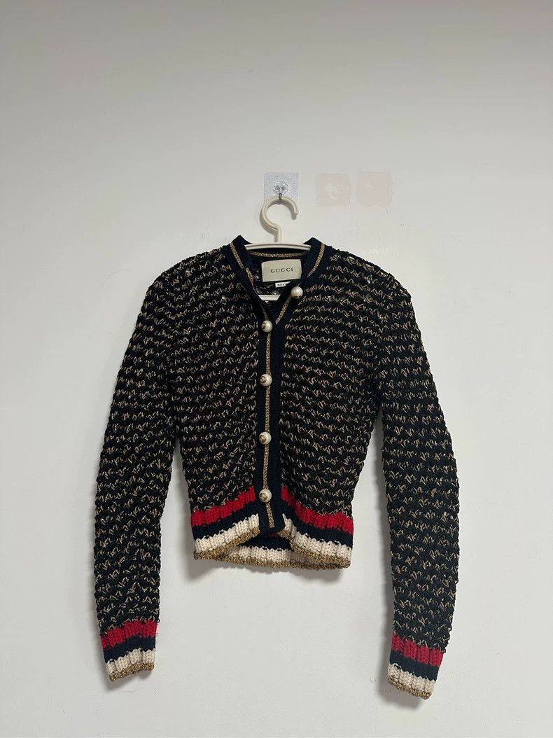 Gucci Gucci Knitted cardigan jacket 2503-Nextarrow Size XXS / US 00 / IT 34 - 1 Thumbnail
