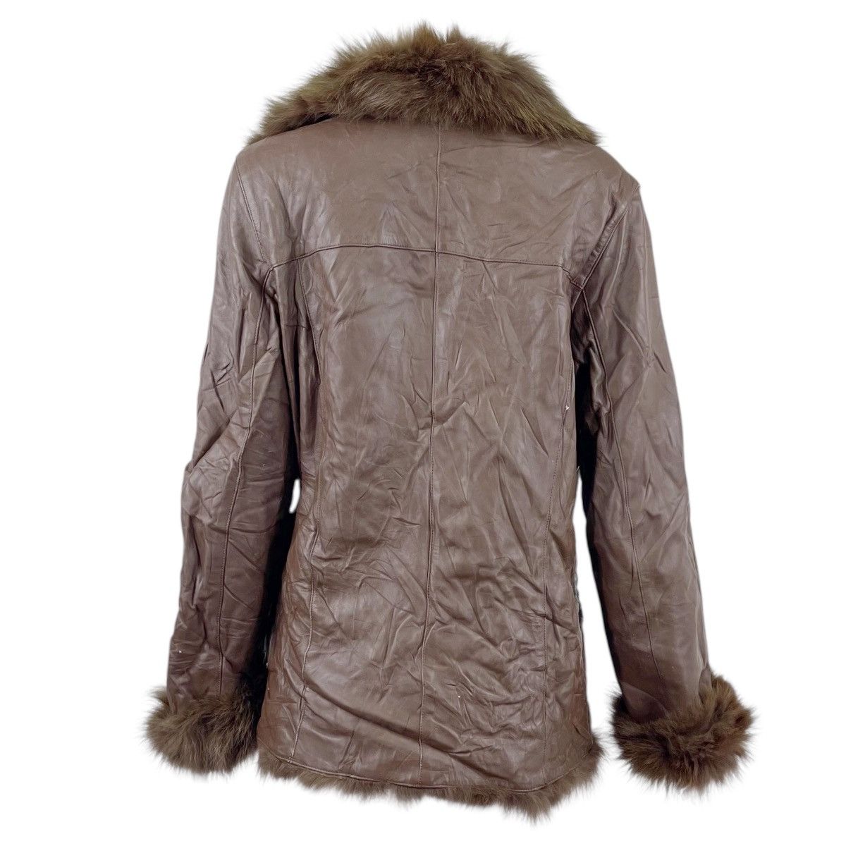 Balmain × Vintage Vintage Balmain Shearling Leather Jacket Size M / US 6-8 / IT 42-44 - 5 Thumbnail