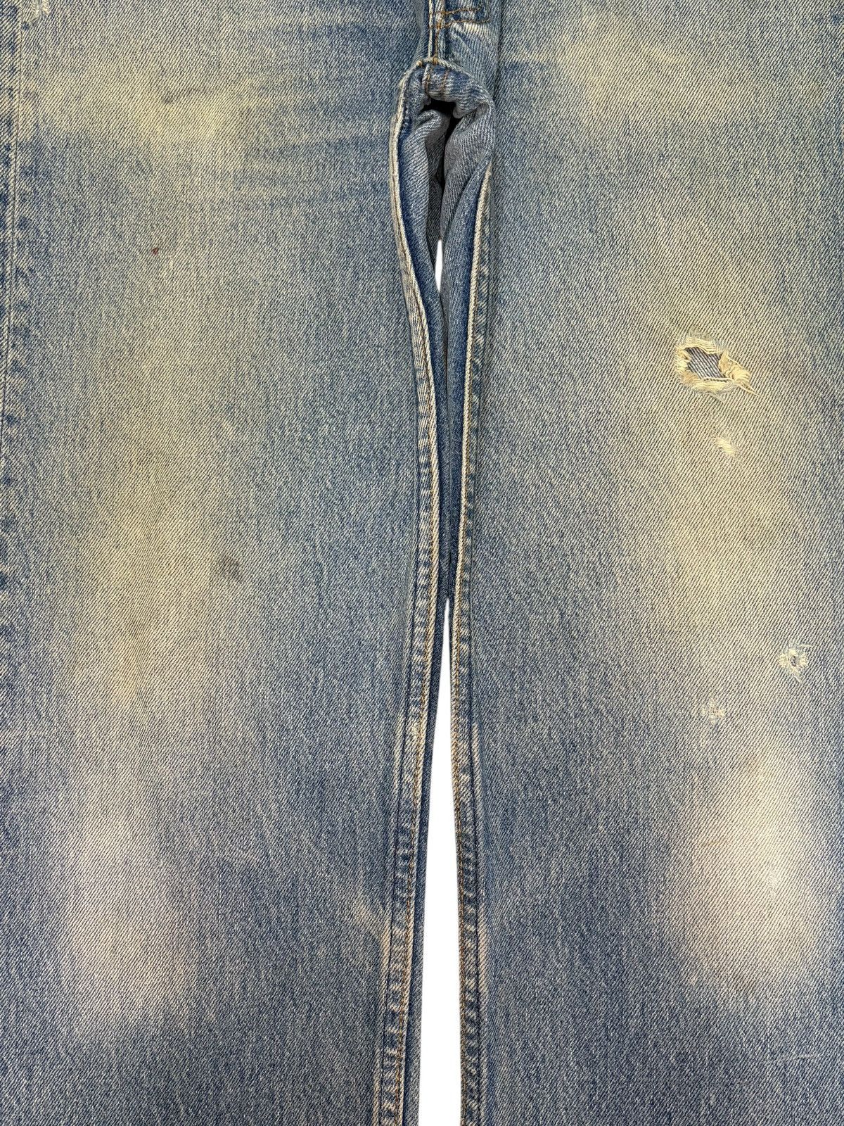 Levi's Vintage 90s Levis 501 Mud Wash Distressed Jeans Size US 31 - 3 Thumbnail