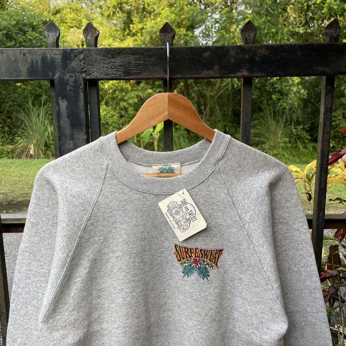 Other 🔥NOS Unworm 90s Surf & Sweat Big Surfing Logo Sweatshirts Size US S / EU 44-46 / 1 - 3 Thumbnail