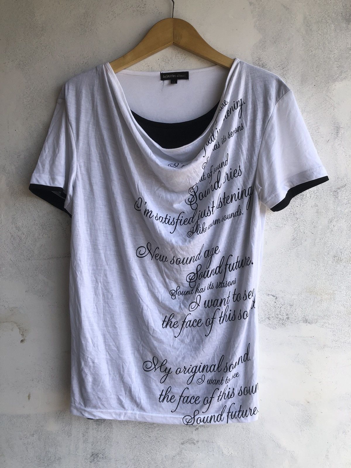 Hysteric Glamour Japanese Poem Double Layer Detective Struck Punk Rock Style Size US L / EU 52-54 / 3 - 1 Thumbnail