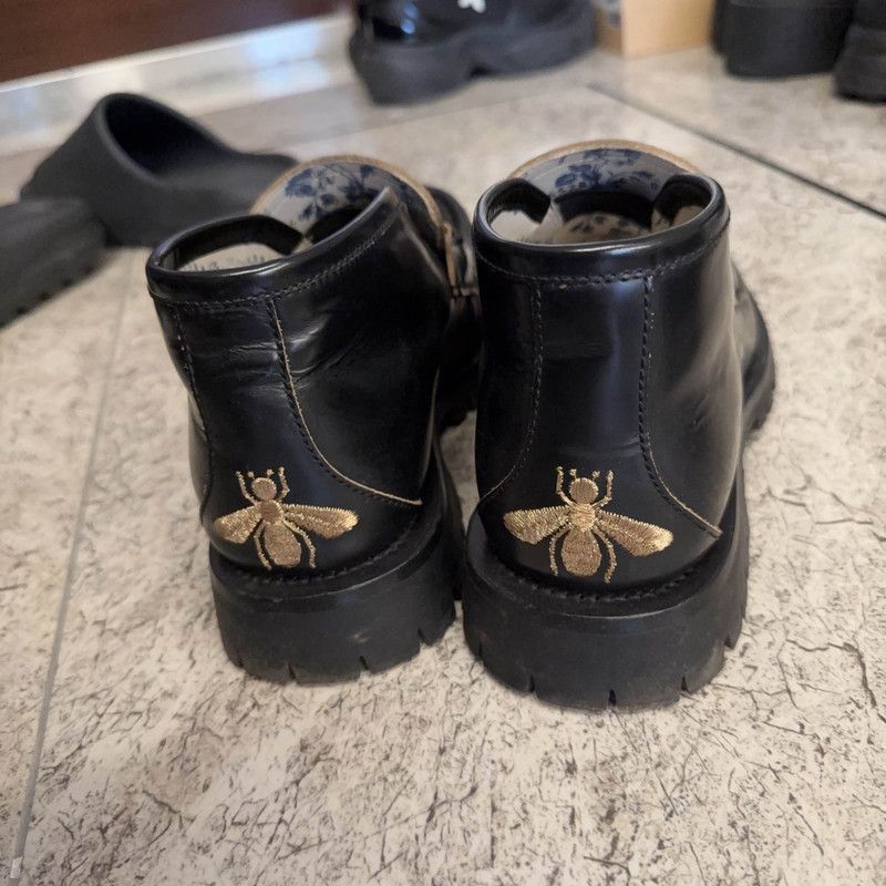 Gucci Gucci Leather Horsebit Fashion Loafers in Black - Size US 7.5 / EU 40-41 - 3 Thumbnail