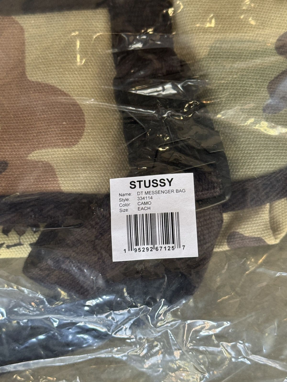 DENIM TEARS × Stussy DS Denim Tears Stussy Messenger Bag Camo Size ONE SIZE - 2 Thumbnail