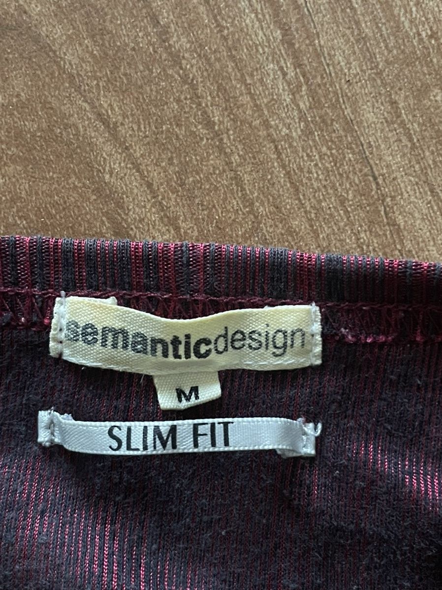 semanticdesign Semantic Design Slim Fit Long Sleeve Tshirt Size M / US 6-8 / IT 42-44 - 5 Thumbnail