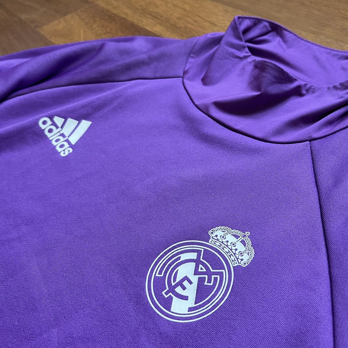 Adidas × Vintage REAL MADRID ADIDAS 2016/2017 FOOTBALL SOCCER TRACK TOP Size US L / EU 52-54 / 3 - 3 Thumbnail