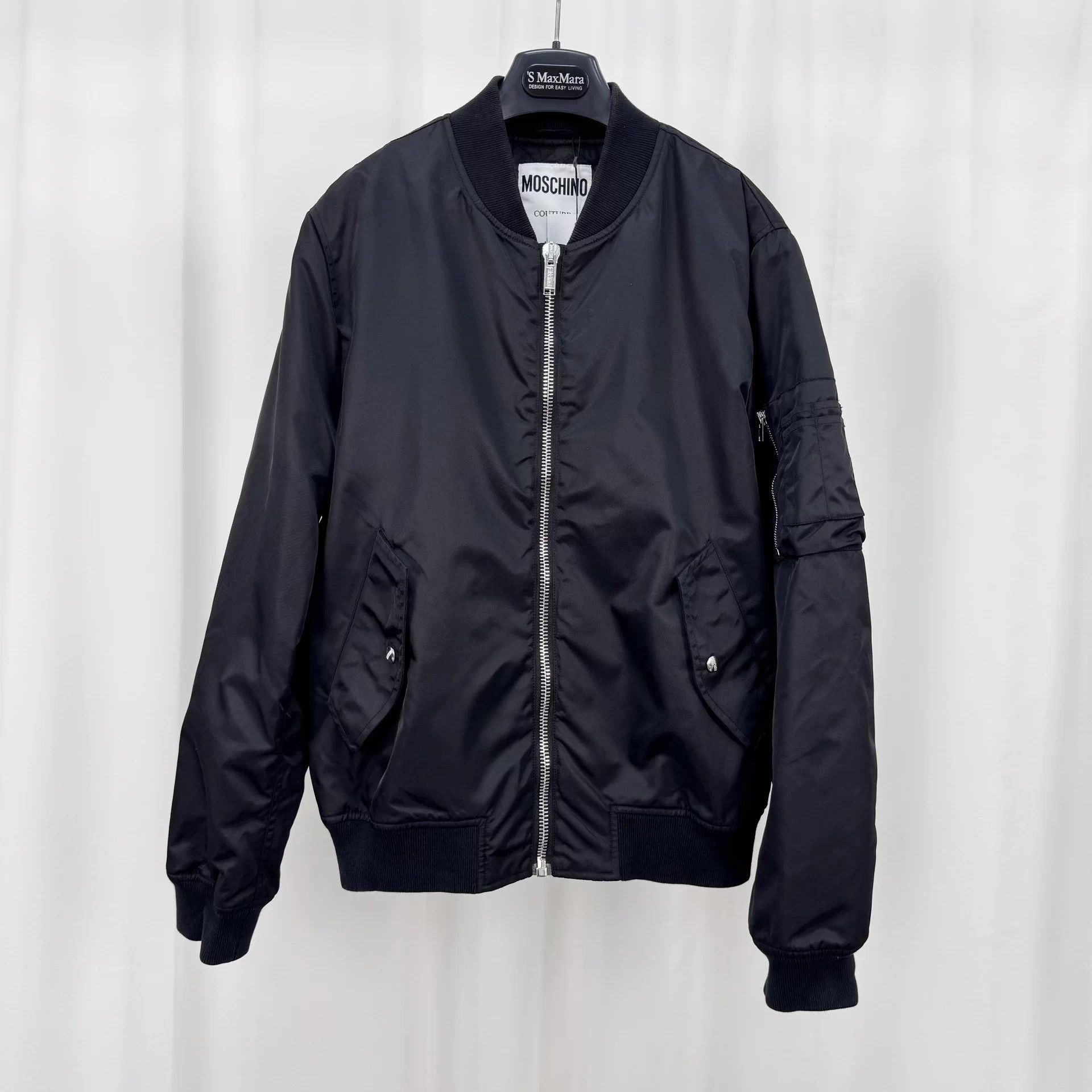 Moschino Nylon Flight Jacket 46 98 New