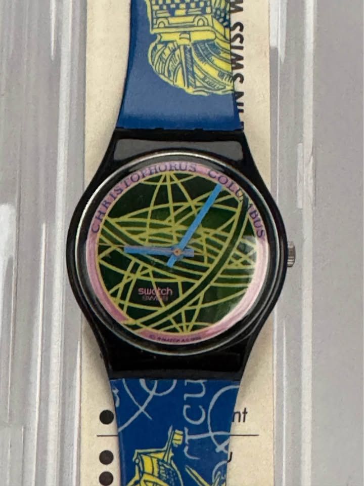 Swatch Vintage 1991 Swatch GB137 The Globe - Unworn, new old stock Size ONE SIZE - 1 Thumbnail