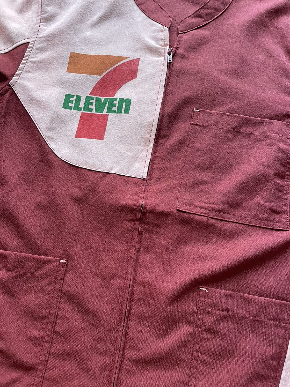 Japanese Brand Rare 7 Eleven Worker Shirt Zipper Size US S / EU 44-46 / 1 - 3 Thumbnail