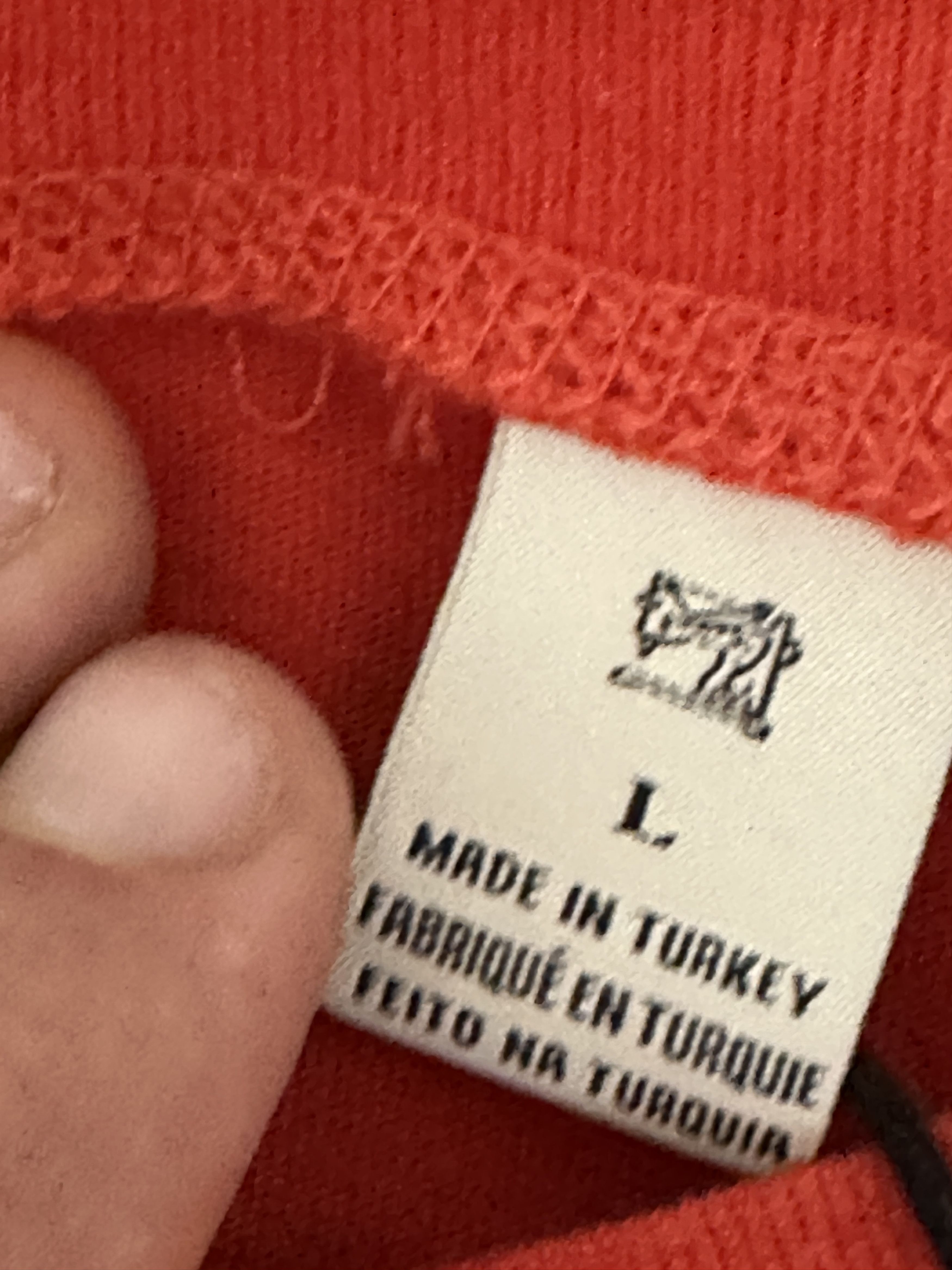Scotch & Soda Scoth & Soda Men's Red Organic Cotton T-Shirt Size Large Size US L / EU 52-54 / 3 - 4 Thumbnail