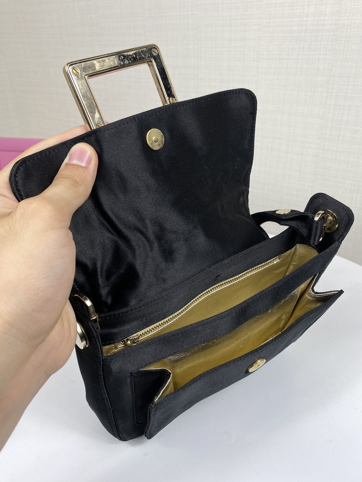Roger Vivier Roger Vivier Satin Evening Mini Bag Size ONE SIZE - 15 Thumbnail