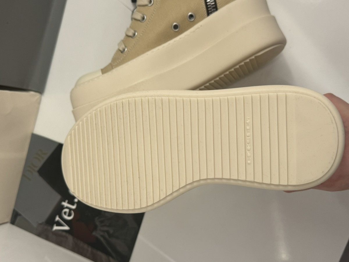 Rick Owens Drkshdw ⛔️Rick owens ramones double bumper drkshdw beige high 38.5 Size US 8.5 / IT 38.5 - 8 Thumbnail