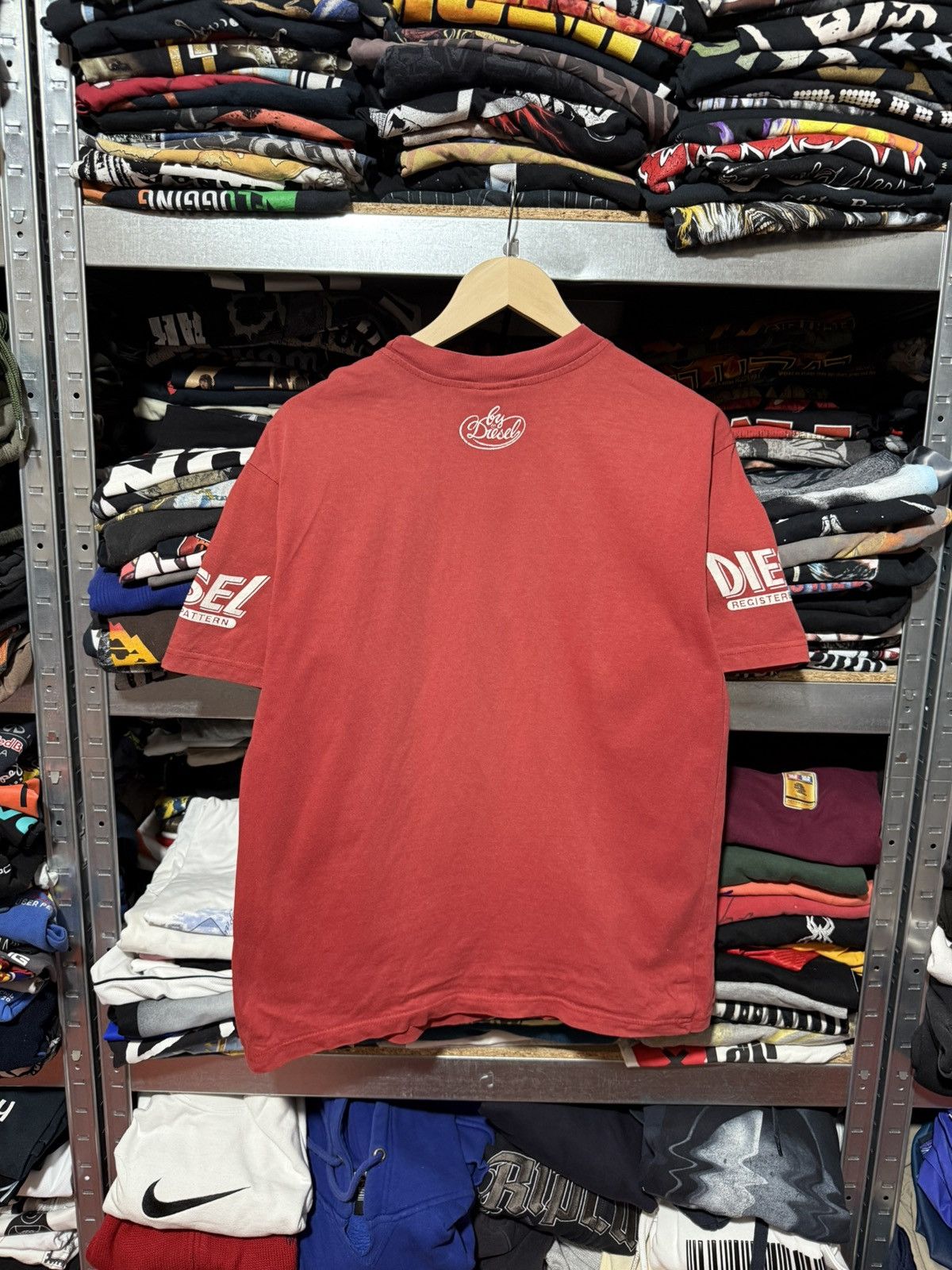 Diesel Vintage 90s Diesel Denim Division Art T-Shirt Y2K Hype Size US M / EU 48-50 / 2 - 2 Thumbnail