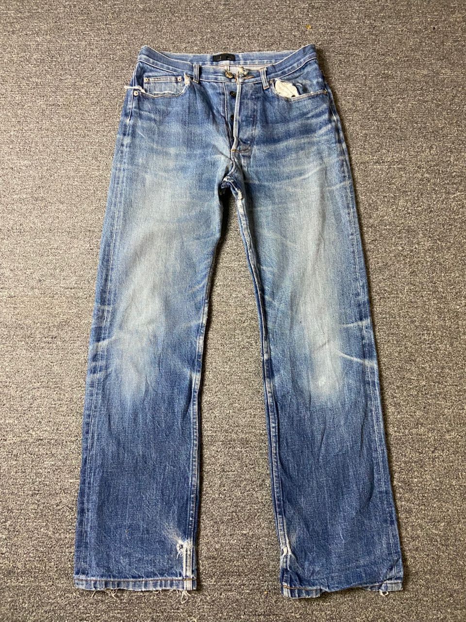 A.P.C. × Japanese Brand × Vintage A.P.C Brand Regular Fit Distressed Denim Jeans (123) Size US 29 - 1 Thumbnail