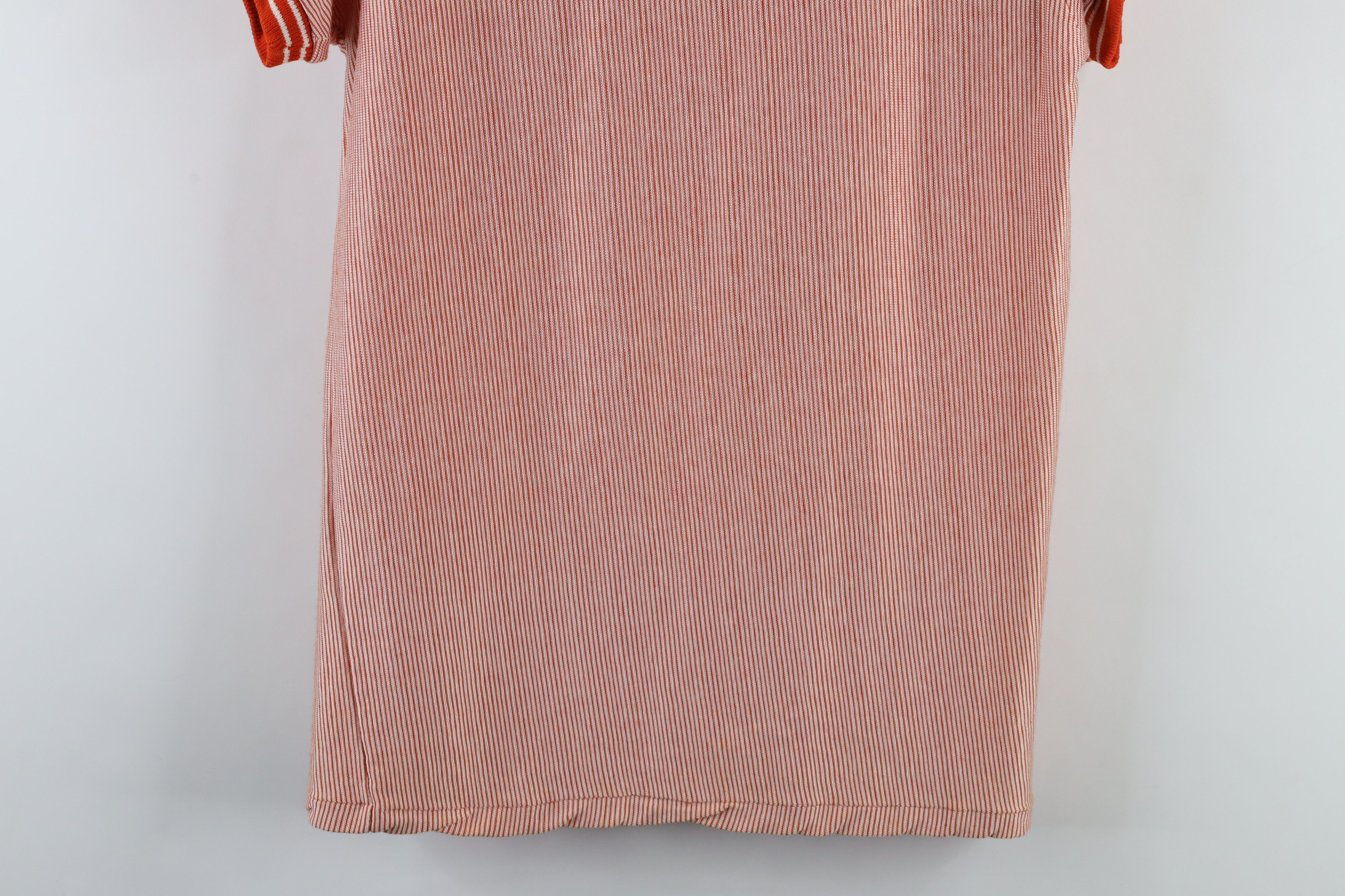 Vintage Vintage 50s 60s Streetwear Knit Ringer T-Shirt Orange Size US M / EU 48-50 / 2 - 9 Thumbnail