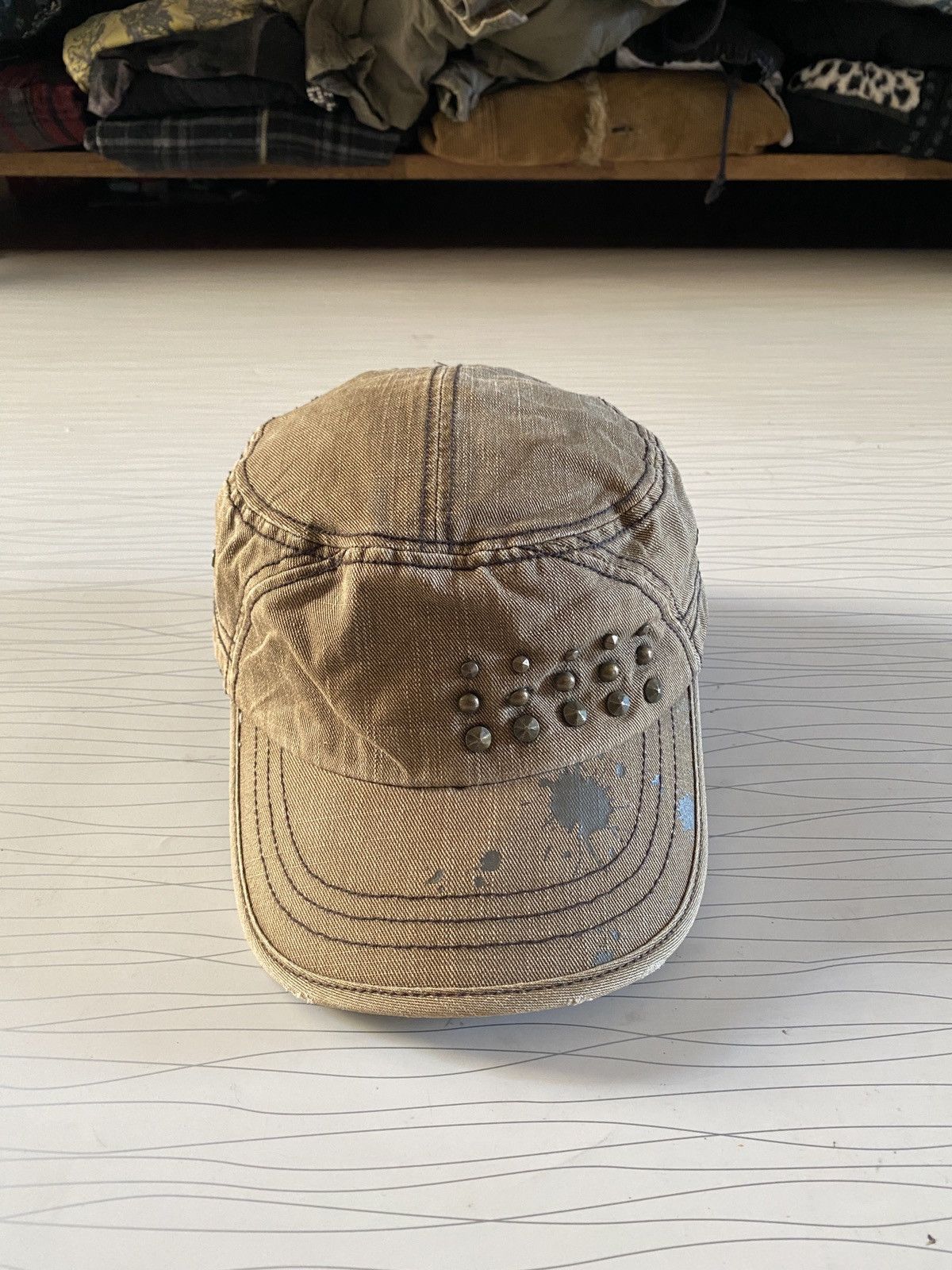 If Six Was Nine Clride Begie studded gothic hats Size ONE SIZE - 1 Thumbnail