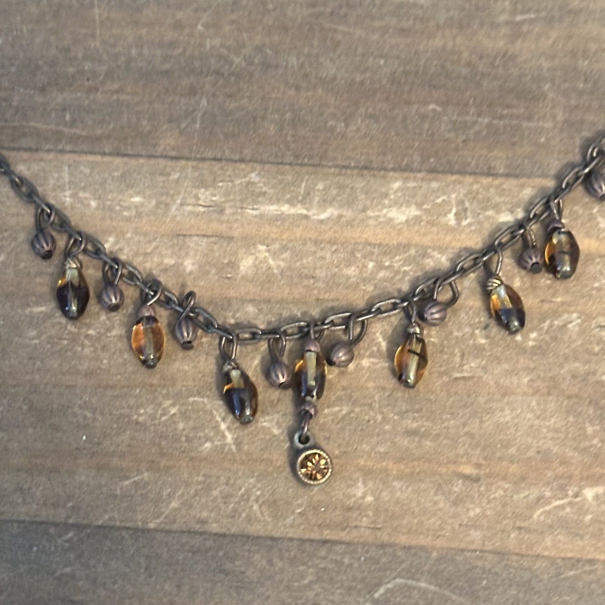 Vintage Vintage Robert Rose bronze tone dangle bead necklace Size ONE SIZE - 3 Thumbnail