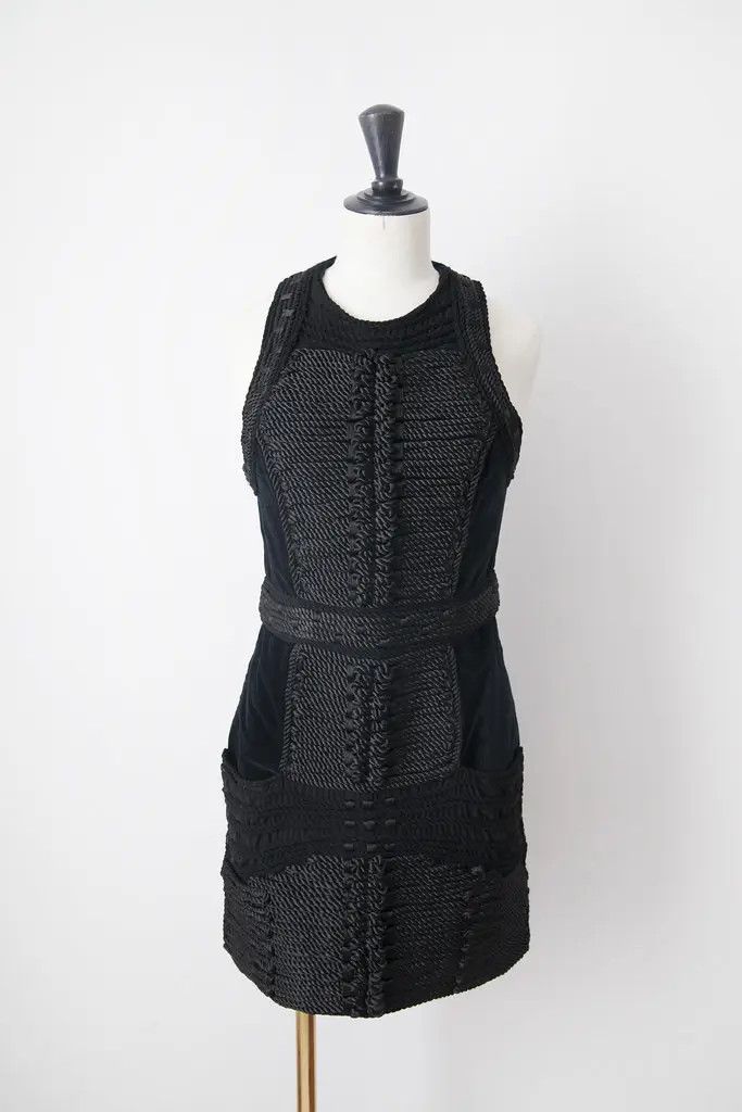 balmain h&m black dress Audrey Square Neck Linen Dress l Neutral Ground S