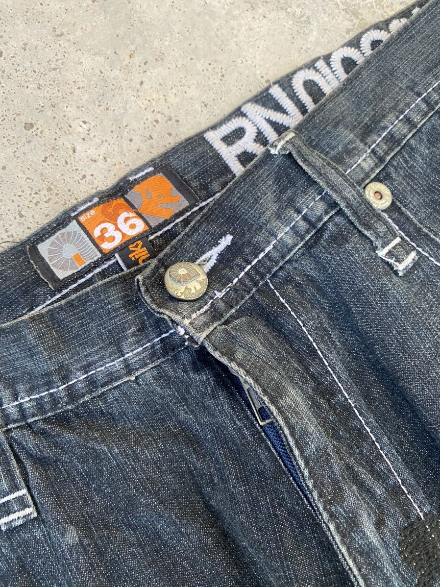 Akademiks 2000s Akademiks Baggy y2k Jnco affliction Jeans Styled Size US 36 / EU 52 - 8 Thumbnail