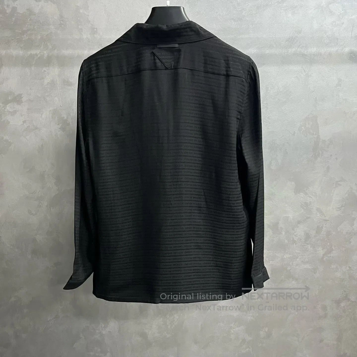 Prada Prada Black Triangle Logo Collar Jacket. Size US S / EU 44-46 / 1 - 5 Thumbnail
