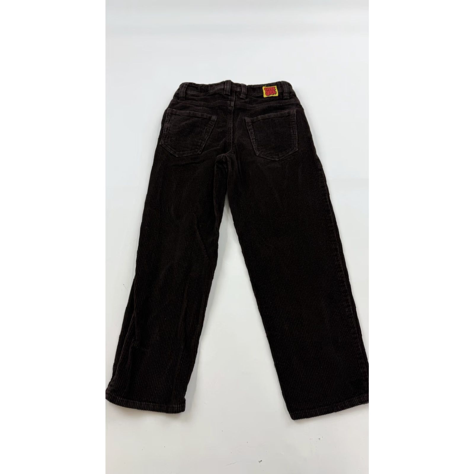 Empyre Empyre Pants Womens 24 Brown Corduroy Straight Leg Embroidered Logo Ladies Size 42" / US 20 - 6 Thumbnail