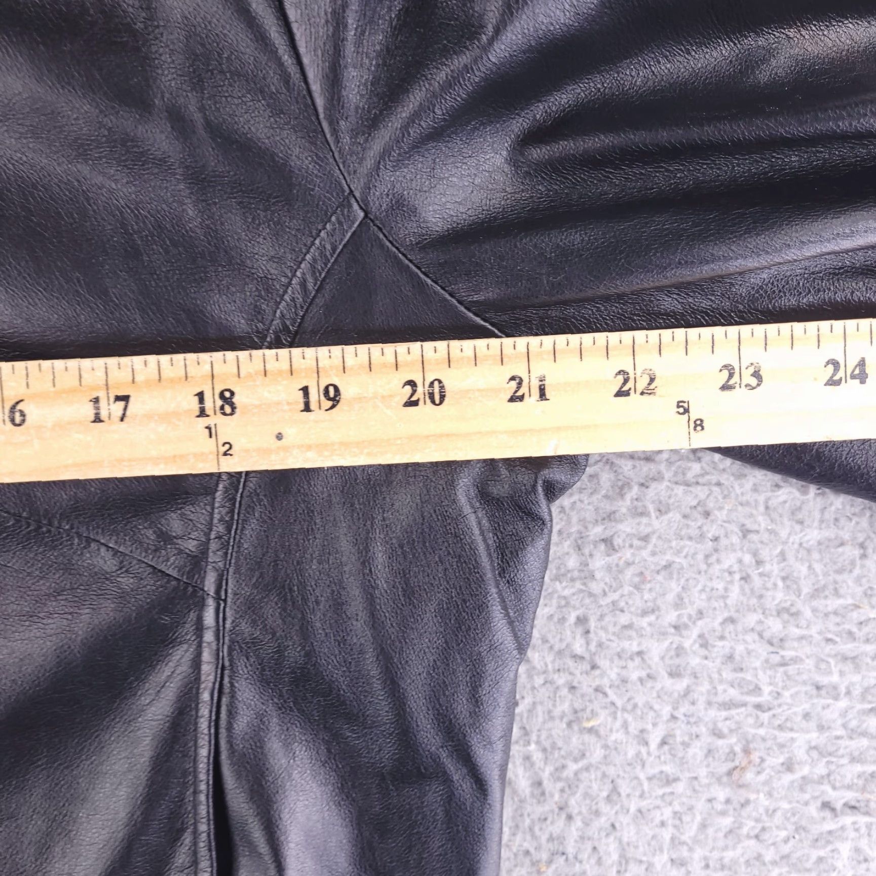 Vintage Apostrophe Jacket Womens 14 Leather Black Real Genuine Zip Jacket Women 14 Black Leather Zip Basic Jacket Mens Womens? Size XL / US 12-14 / IT 48-50 - 6 Thumbnail