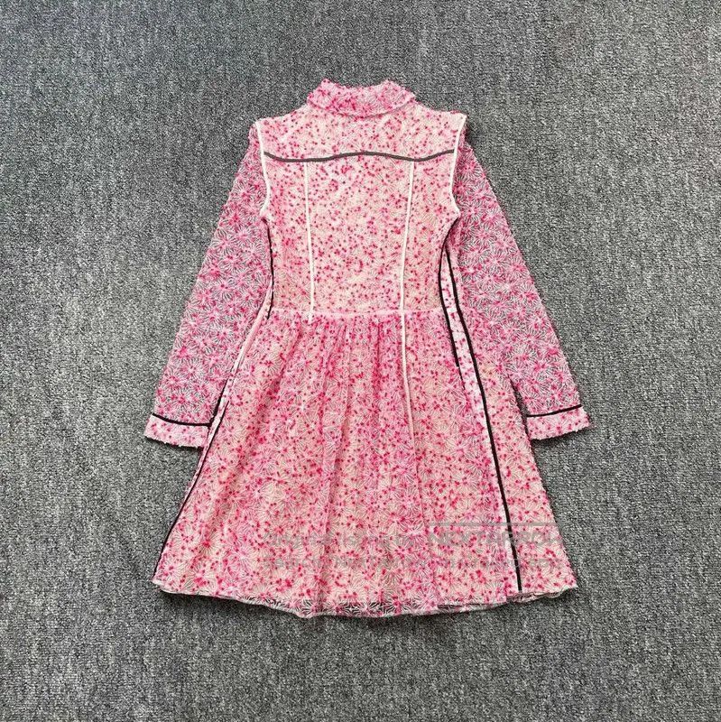 Fendi Fendi Pink Floral Nylon Women's Dress . Size M / US 6-8 / IT 42-44 - 3 Thumbnail