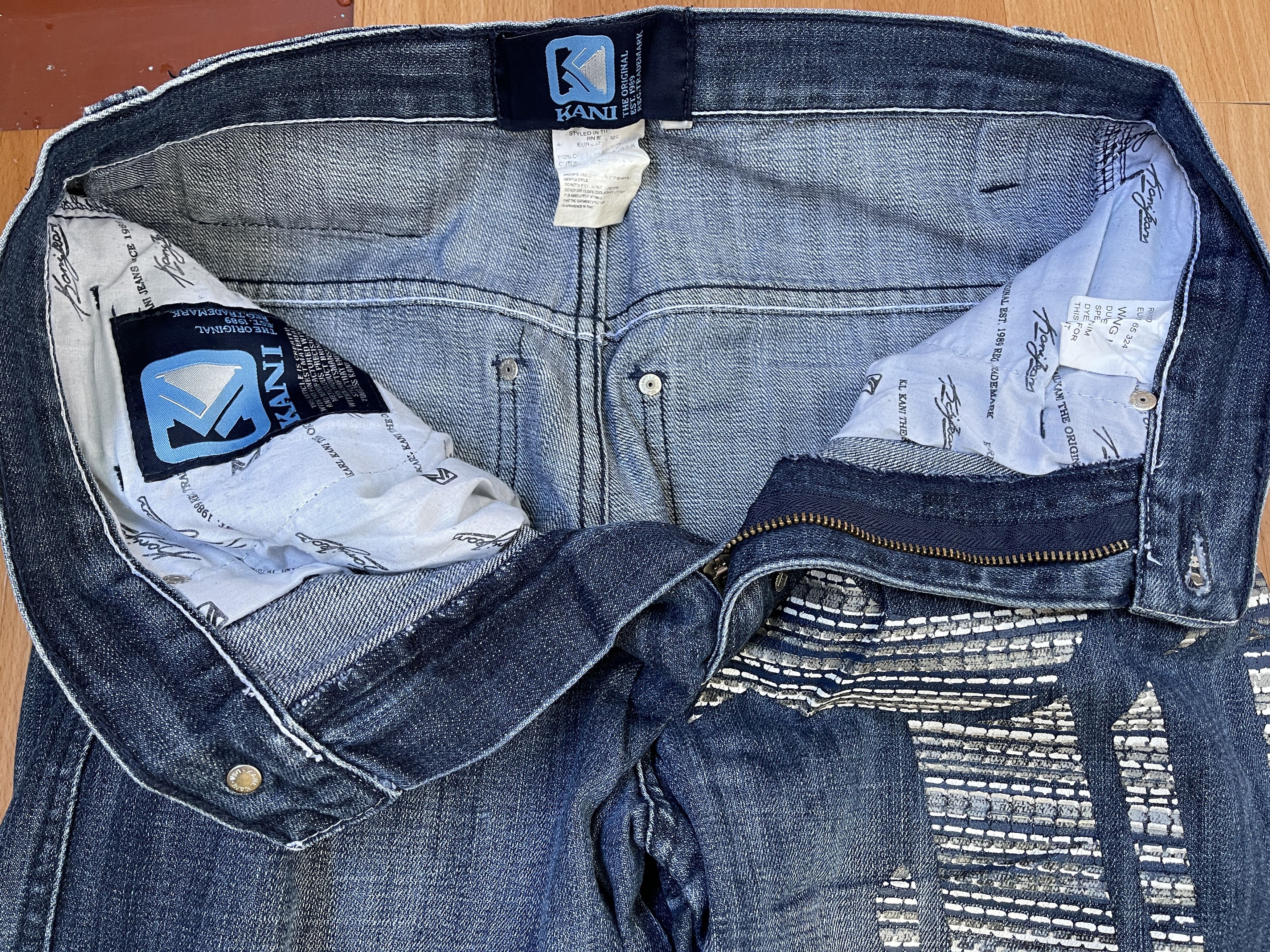 Karl Kani KARL KANI jeans, baggy, vintage Kani jeans, 90s hip hop W 30 Size US 30 / EU 46 - 9 Thumbnail