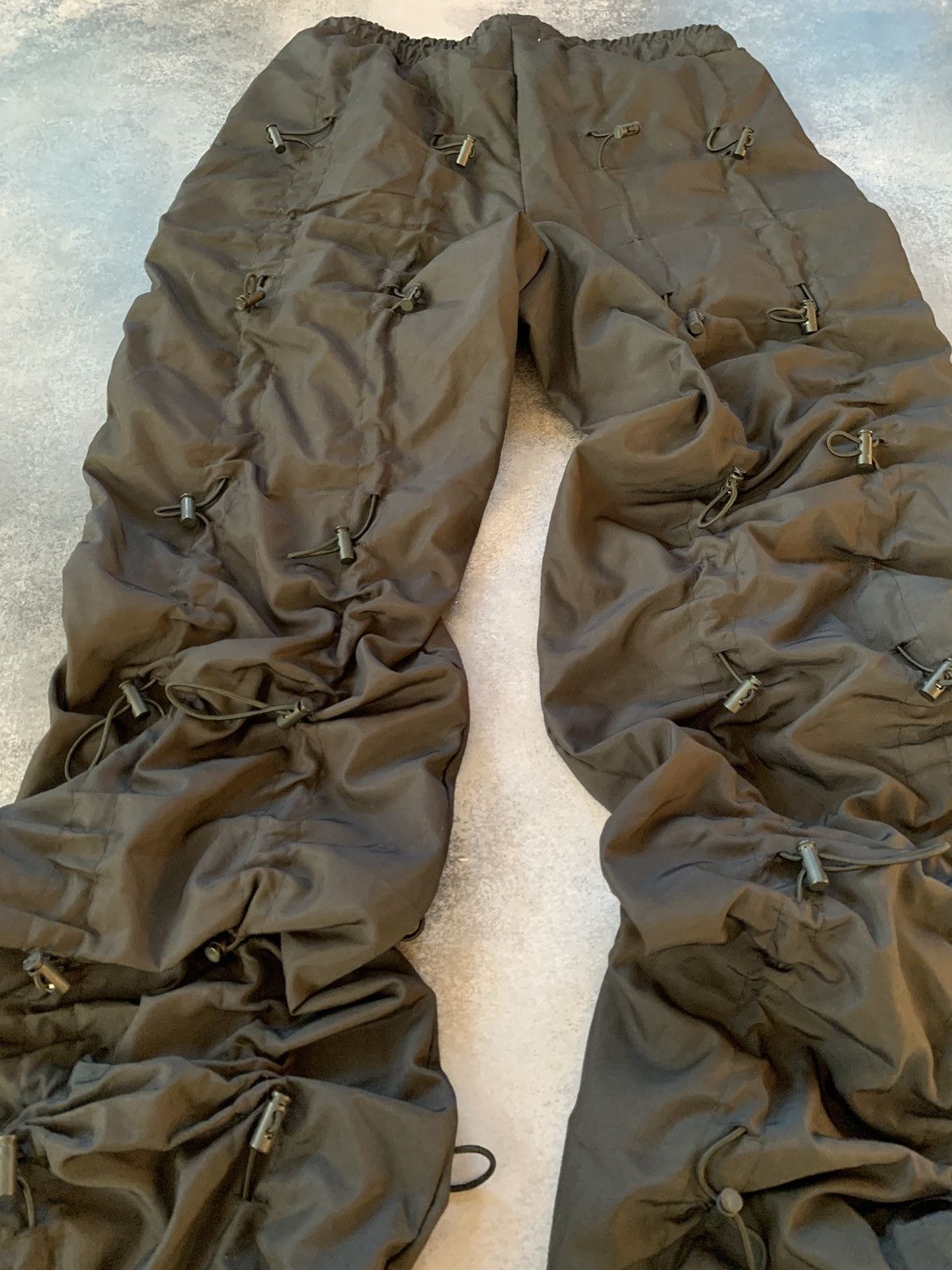 Hysteric Glamour × MNML VTG Rick Owens Junya Watanabe Style MNML BUNGEE CORD PANts Size US 33 - 13 Thumbnail