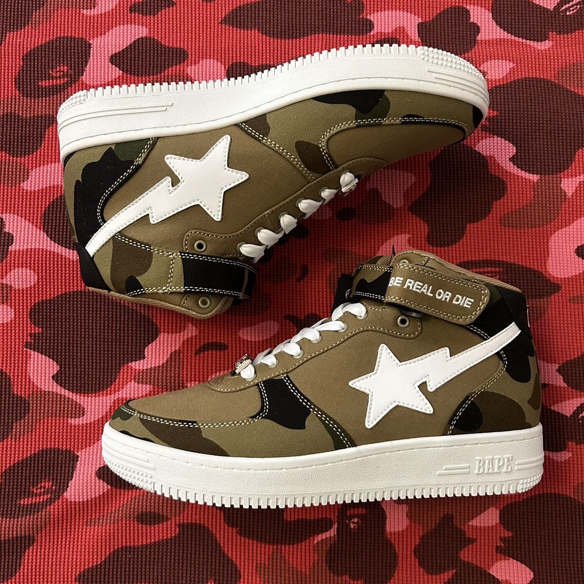 Bape BAPE x Jessie Reyez Mid BAPESTA Shoes Size US 10 / EU 43 - 1 Thumbnail