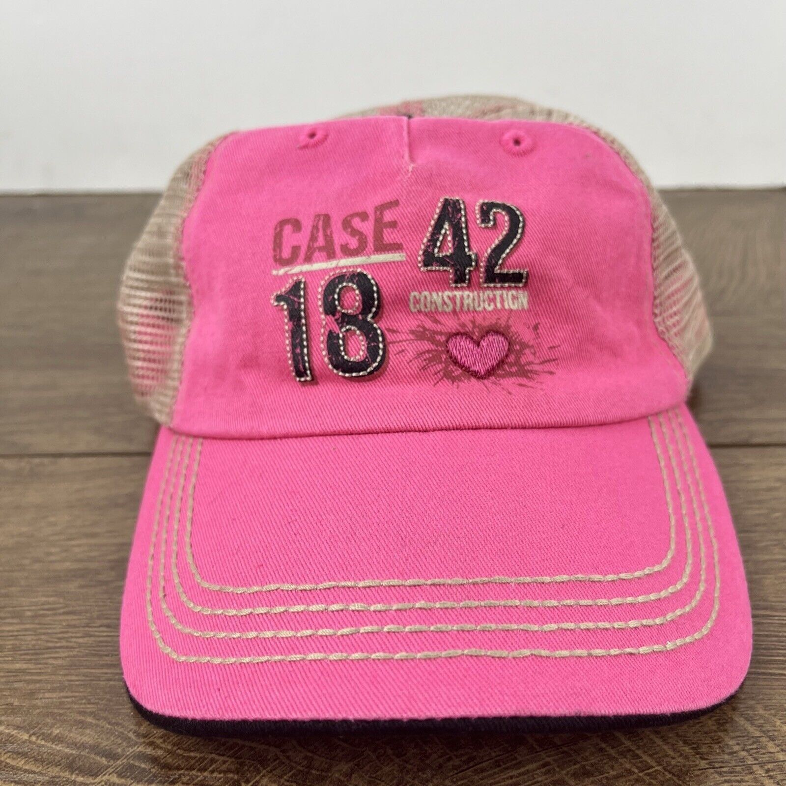 Other CASE IH Construction Hat 1842 Pink Cap Adjustable Pink Adult Size ONE SIZE - 5 Thumbnail