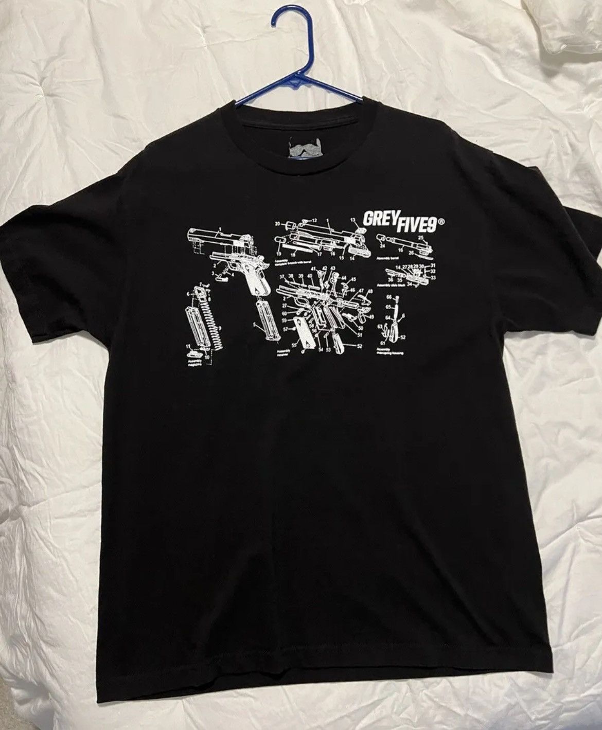 image of G59 Records $Uicideboys My Swisher Sweet But My Sig Sauer. Mens L. G59 in Black (Size Large)