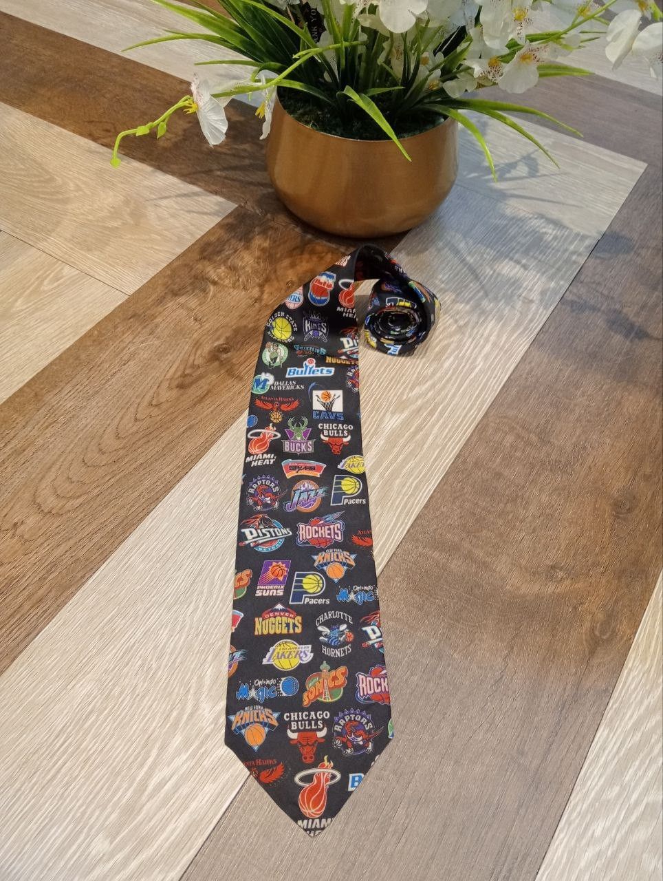 NBA VINTAGE NBA LOGO 96 GENERIC TIE Size ONE SIZE - 4 Thumbnail