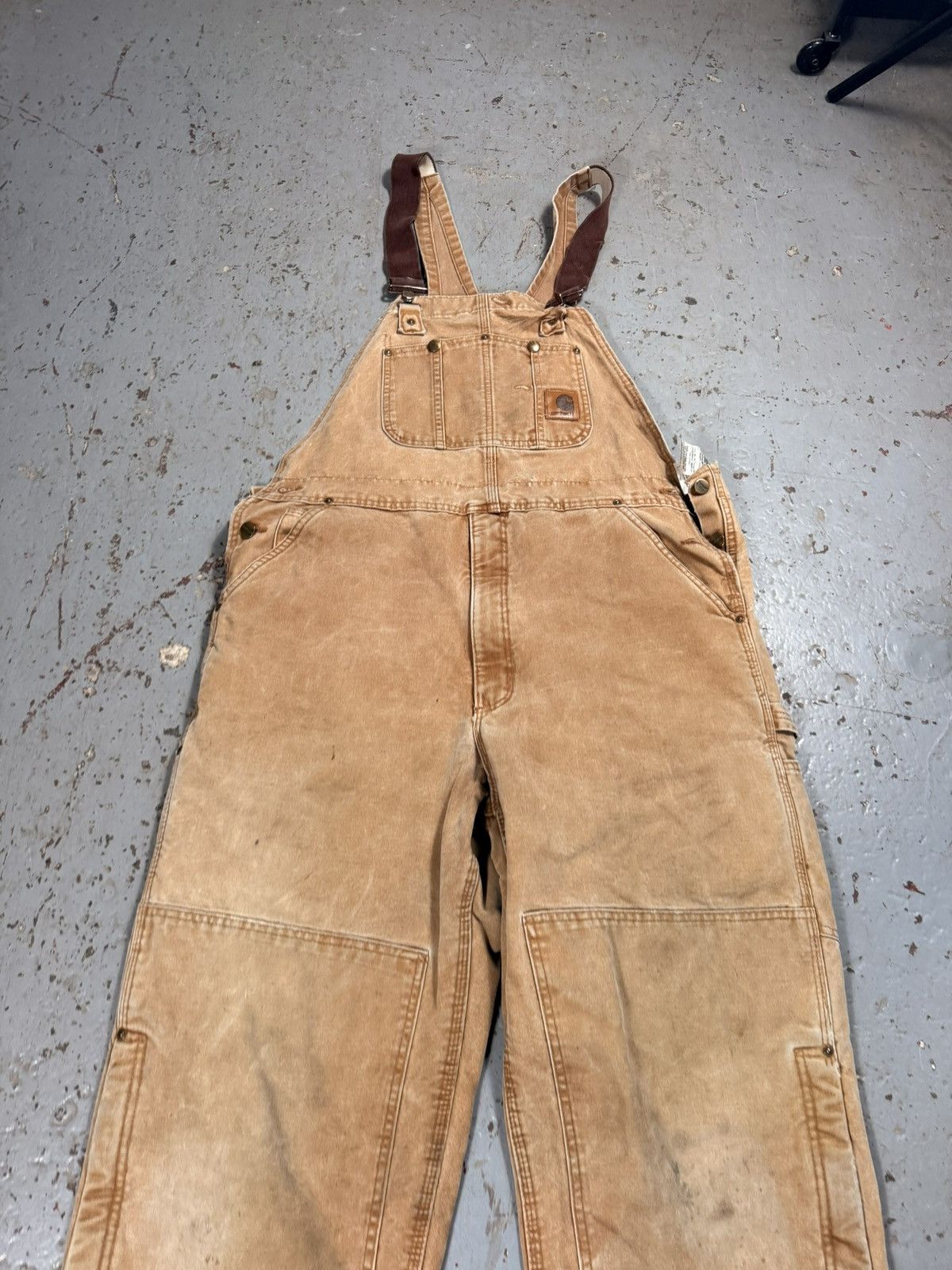 Carhartt Vintage Distressed Double Knee Carhartt Overalls Size US 40 / EU 56 - 3 Thumbnail