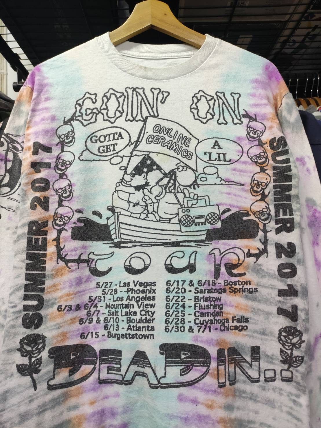 Grateful Dead × Online Ceramics Rare! Online Ceramics Dead & Company Summer Tour John Mayer Size US M / EU 48-50 / 2 - 3 Thumbnail
