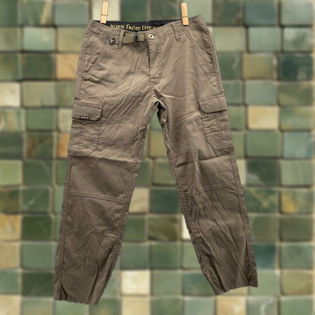 Prana prAna Zion Cropped Pants Men's 30X25 Brown Cargo Performance Hiking Gorpcore - Pants - Men - 30 - Brown - Cropped - Cargo - Nylon - Spandex - 90s? Size US 30 / EU 46 - 1 Thumbnail