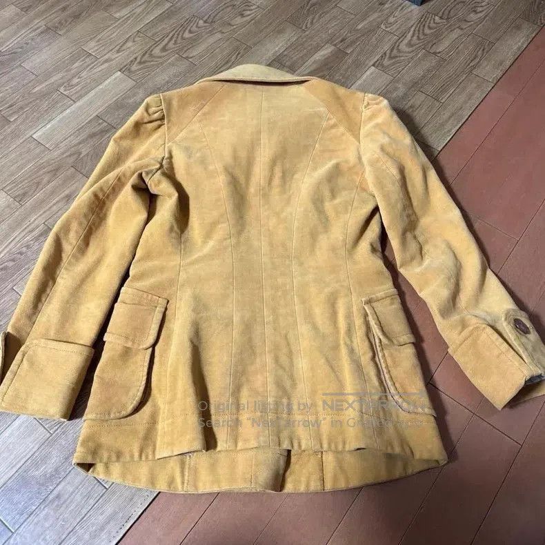 Vivienne Westwood Vivienne Westwood Mustard Yellow Coat with Large Lapels Size L / US 10 / IT 46 - 4 Thumbnail