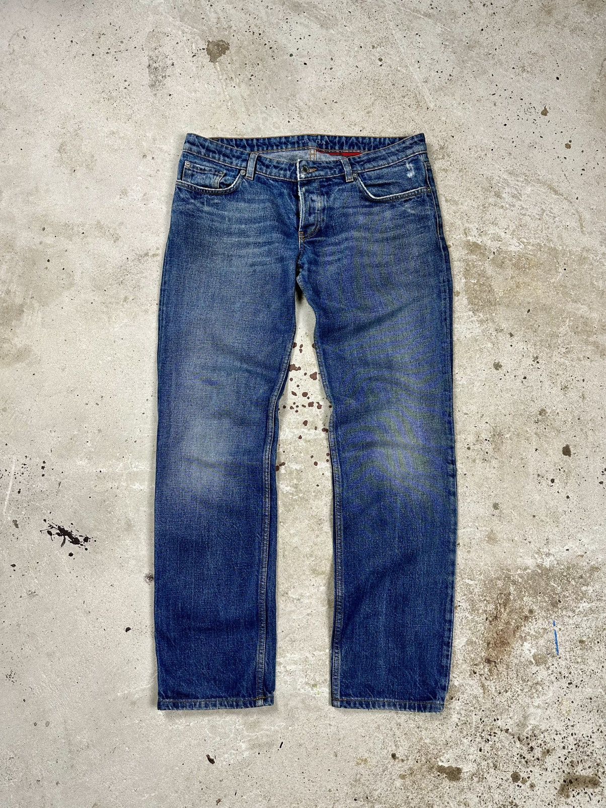 Prada Prada Straight Fit Tab Blue Denim Pants Jeans Size US 30 / EU 46 - 2 Thumbnail