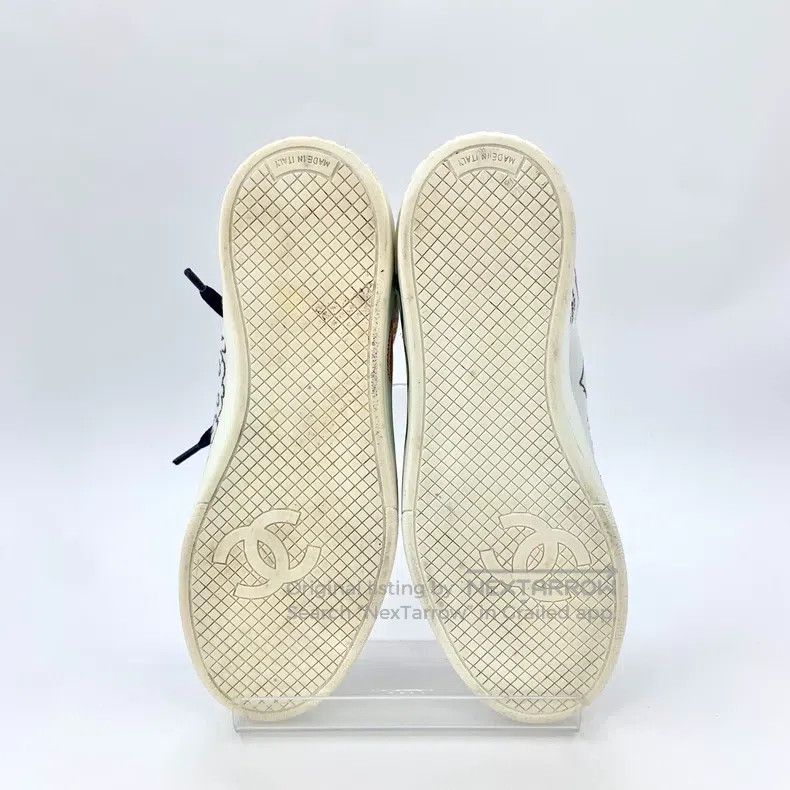 Chanel Chanel Nude pink round toe lacing bow casual flat shoes Size US 5.5 / IT 35.5 - 5 Thumbnail